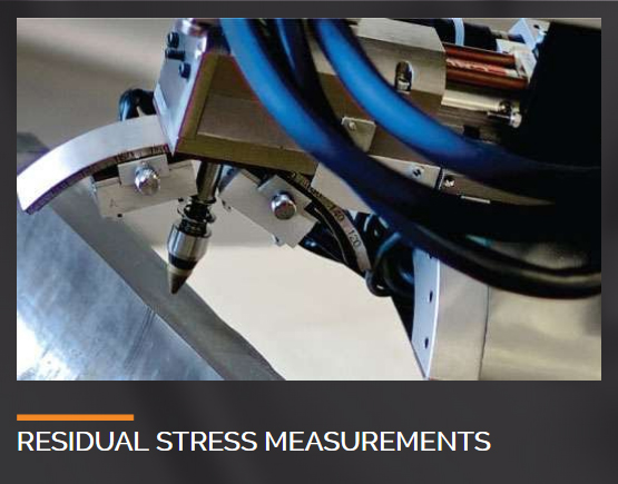 Residual stress measurement widget.