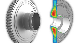 Residual stress mapping in turbine disc.