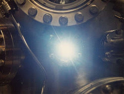 Photography of a high-energy synchrotron x-ray diffractometer.